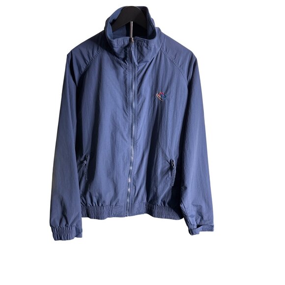 Ukrop's Threads Signature Collection Men's Harris Teeter Employee Blue Jacket L - Picture 1 of 10
